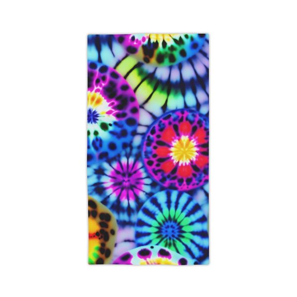 Groovy Vibes Tie-Dye Beach Towel ☮️ Be Awesomeness!