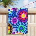 Groovy Vibes Tie-Dye Beach Towel ☮️ Be Awesomeness!