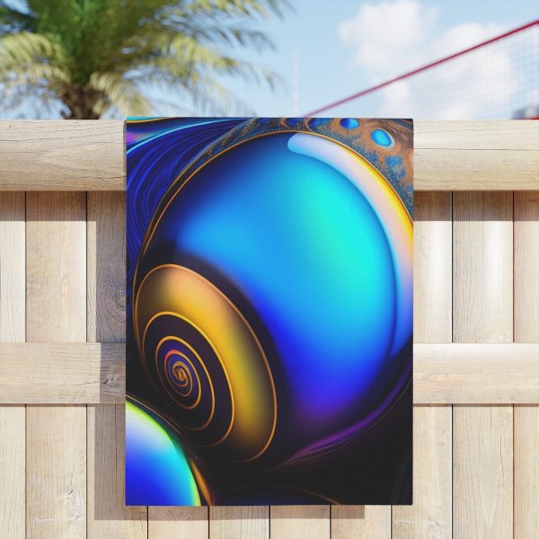 HoloWave Paradise Beach Towel 🌅 Get Lost in a Shimmering Sea!