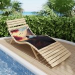 Cherry Blossom Zen Panda Painted Beach Towel!