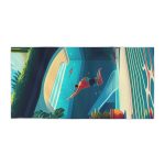 The Visionary Path" Men's Beach Towel - Elevate Your Success, Inspire the World