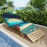 The Visionary Path" Men's Beach Towel - Elevate Your Success, Inspire the World