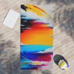 Paradise Palms Beach Towel - Transport Yourself to a Tropical Oasis! (2 Sizes: Big & Huge)