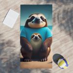 Sloth Lover's Paradise Beach Towel - Lounge in Style!