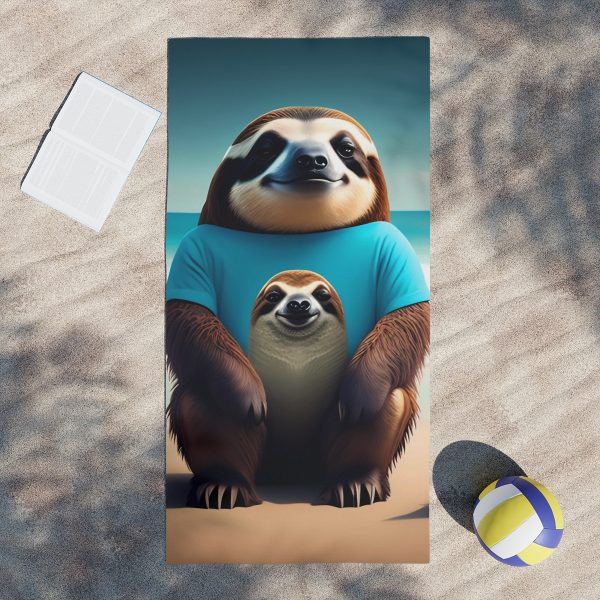 Sloth Lover's Paradise Beach Towel - Lounge in Style!