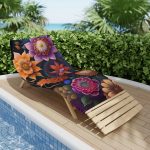 Garden Symphony Yoga Beach Towel 🧘 Harmonize Your Practice with Nature's Canvas!