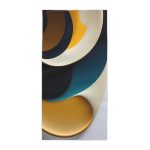 Get Your Chill On with the Serene Abstract Escape Beach Towel!