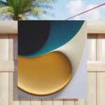 Get Your Chill On with the Serene Abstract Escape Beach Towel!