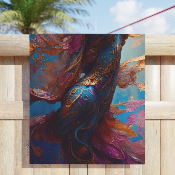 Divine Aura Yoga Towel - Channel Your Inner Power!