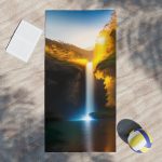 Nature's Cascade Adventure Towel - Immerse Yourself in Serenity!