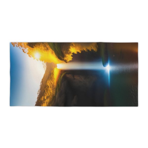 Nature's Cascade Adventure Towel - Immerse Yourself in Serenity!