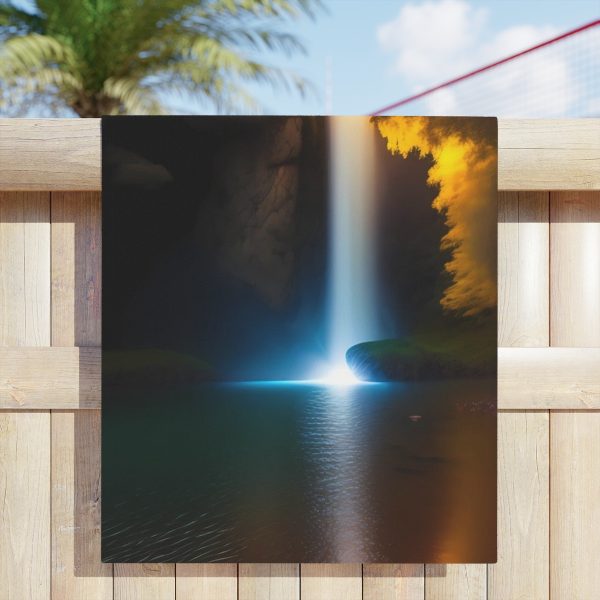 Nature's Cascade Adventure Towel - Immerse Yourself in Serenity!