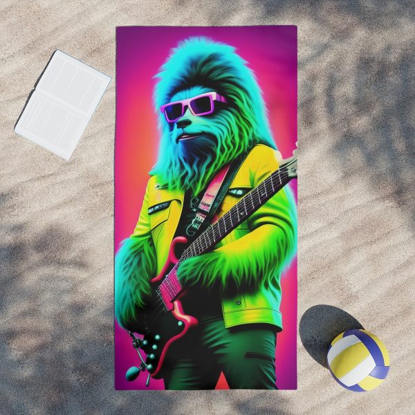 Rocka' Chewbacca Concert Towel - Unleash Your Interstellar Groove!