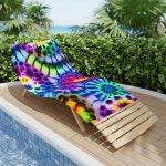 Groovy Vibes Tie-Dye Beach Towel ☮️ Be Awesomeness!