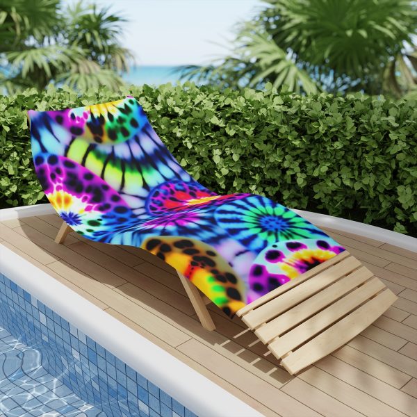 Groovy Vibes Tie-Dye Beach Towel ☮️ Be Awesomeness!