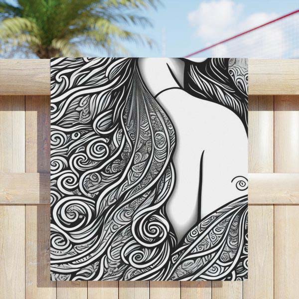 Urban Artist's Inked Inspiration Towel 𖦹 Unleash Your Creative Swag!