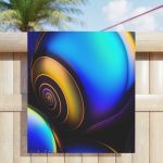 HoloWave Paradise Beach Towel 🌅 Get Lost in a Shimmering Sea!