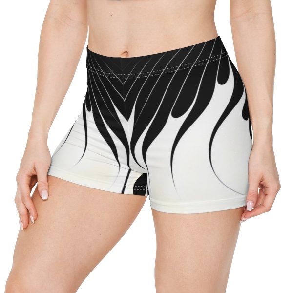 IllusionWear⢠Women's Trippy Shorts đ Dance to the Rhythm of Boho Vibes!