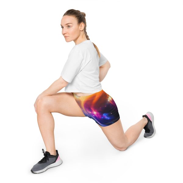 InterstellarWear™ Astro Burst Sports Shorts 🎆 Channel Cosmic Rhythms with Style!