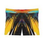 Women's Tight Fit Sports Shorts - Beachside Vibe!