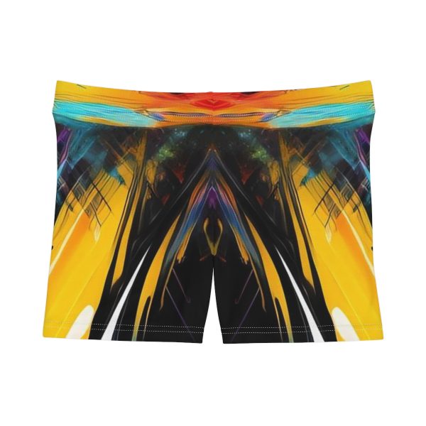 Women's Tight Fit Sports Shorts - Beachside Vibe!