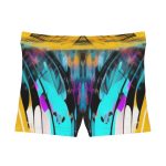 Women's Tight Fit Sports Shorts - Beachside Vibe!