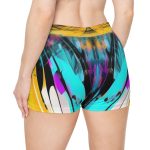 Women's Tight Fit Sports Shorts - Beachside Vibe!