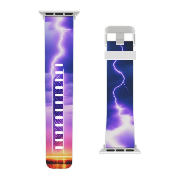 PrismWrist™ "Lightning Strikes The Clock" Watch Band Replacement For Apple Watch