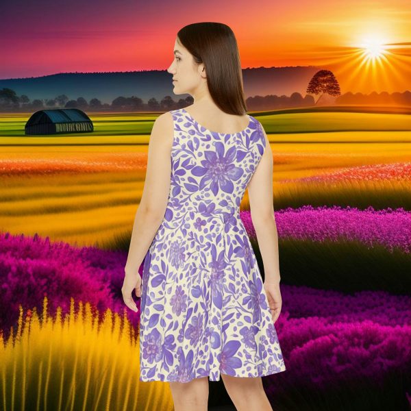 Enchanted Blossoms Skater Dress - Radiate Timeless Elegance, Effortless Style, and Low-Maintenance Glam!