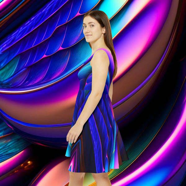 Iridescent Dragonfly Sun Dress 💖 Unleash Your Inner Free Spirit!