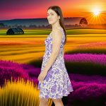 Enchanted Blossoms Skater Dress - Radiate Timeless Elegance, Effortless Style, and Low-Maintenance Glam!