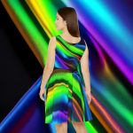 Enchanting Radiance Sundress 🌼 Mesmerizing Glow of Iridescent Beauty!