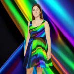Enchanting Radiance Sundress 🌼 Mesmerizing Glow of Iridescent Beauty!