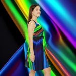 Enchanting Radiance Sundress 🌼 Mesmerizing Glow of Iridescent Beauty!