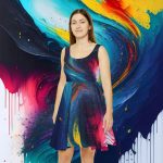 Vibrant Splash Maxi Dress 💦 Dive into a Colorful Canvas of Style!