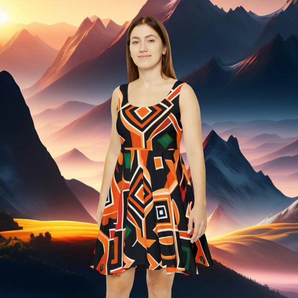 Modern Moroccan Breeze Sundress 🍃 Vibrant Essence of Culture!