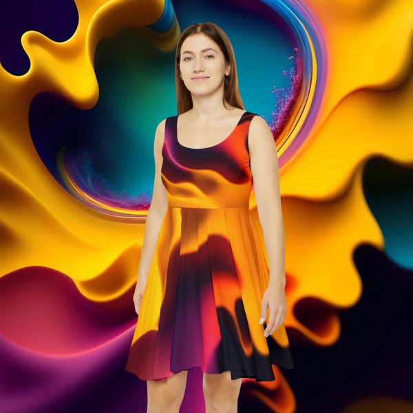 Chromatic Splash Summer Sun Dress 🔥 Style with Vibrant Energy!