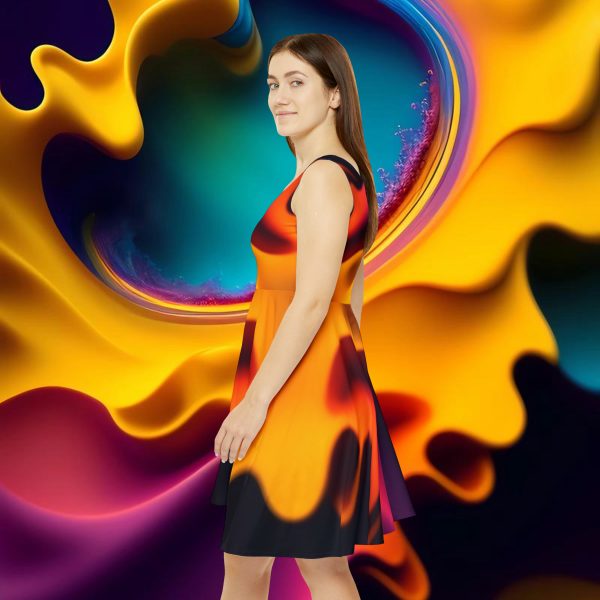 Chromatic Splash Summer Sun Dress 🔥 Style with Vibrant Energy!