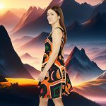 Modern Moroccan Breeze Sundress 🍃 Vibrant Essence of Culture!