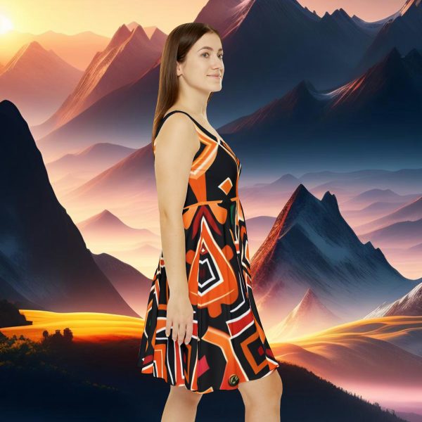 Modern Moroccan Breeze Sundress 🍃 Vibrant Essence of Culture!