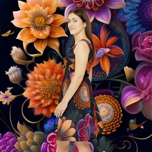Radiant Blossoms Sundress 💐 Bloom with Effortless Grace and Vibrant Style!