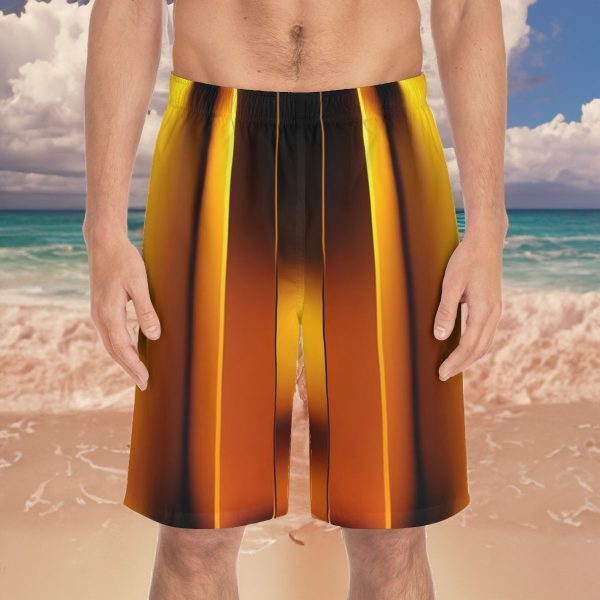 WaveRiderz™ Island Paradise Explorer Swim Trunks - Unveiling Pristine Beaches