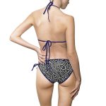 Retro Beach Volleyball Bikini - Spike Up Your Summer!