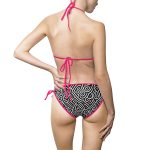 Retro Beach Volleyball Bikini - Spike Up Your Summer!