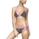 Retro Beach Volleyball Bikini - Spike Up Your Summer!