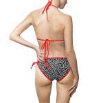 Retro Beach Volleyball Bikini - Spike Up Your Summer!