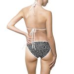 Retro Beach Volleyball Bikini - Spike Up Your Summer!