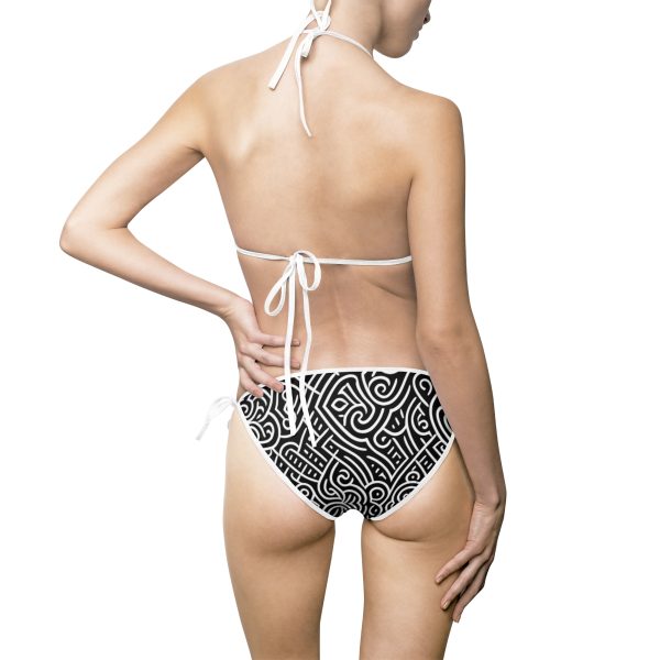 Retro Beach Volleyball Bikini - Spike Up Your Summer!