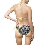 Retro Beach Volleyball Bikini - Spike Up Your Summer!