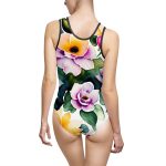 🌼🌸 "The Whimsical Wildflower One-Piece Swimsuit" - Embrace the Wild in You! 🌸🌼